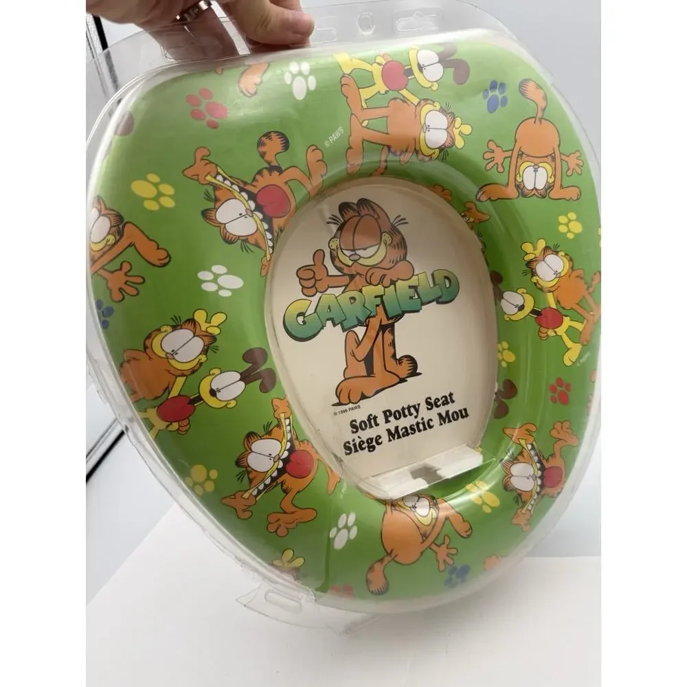Vintage 1996 Garfield & Odie Soft Padded Potty Seat by Ginsey Industries